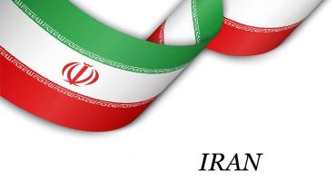 وکتور لایه باز پرچم ایران مدل روبان