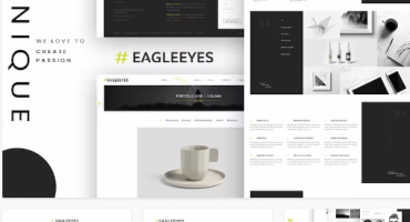 دانلود قالب HTML چند منظوره Eagle Eye