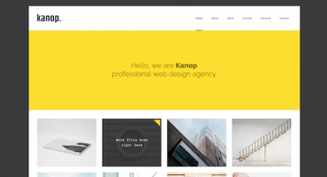 دانلود قالب HTML طراحی سایت Kanop