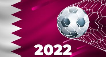 دانلود رایگان بنر جام جهانی 2022 قطر طرح توپ فوتبال و تور دروازه