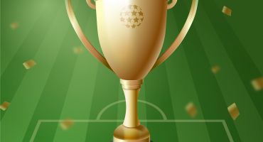دانلود رایگان وکتور کاپ قهرمانی طلایی فوتبال طرح گرادیانت