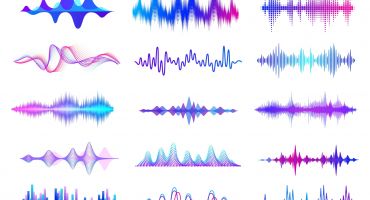 وکتور فرکانس های امواج صوتی و موسیقی